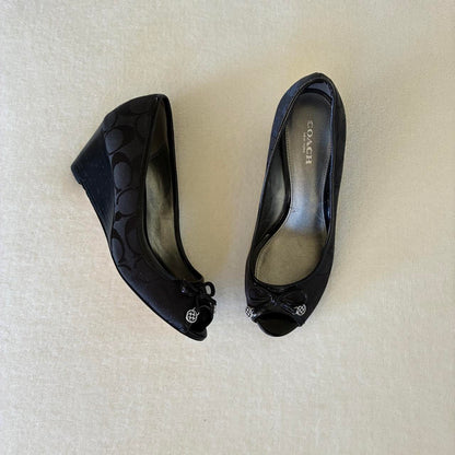 Vintage Monogram Wedge