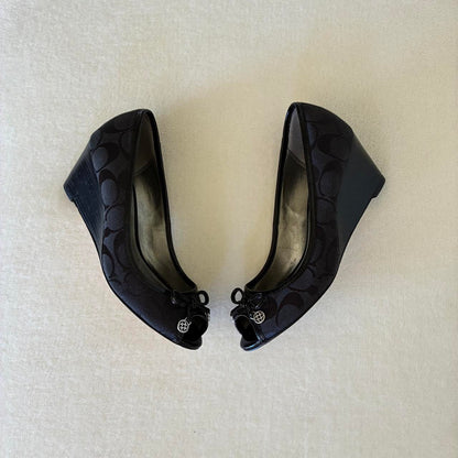 Vintage Monogram Wedge