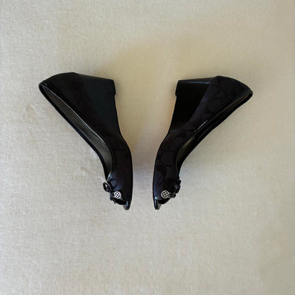 Vintage Monogram Wedge