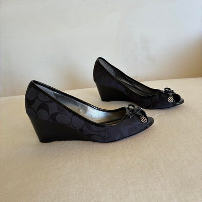 Vintage Monogram Wedge