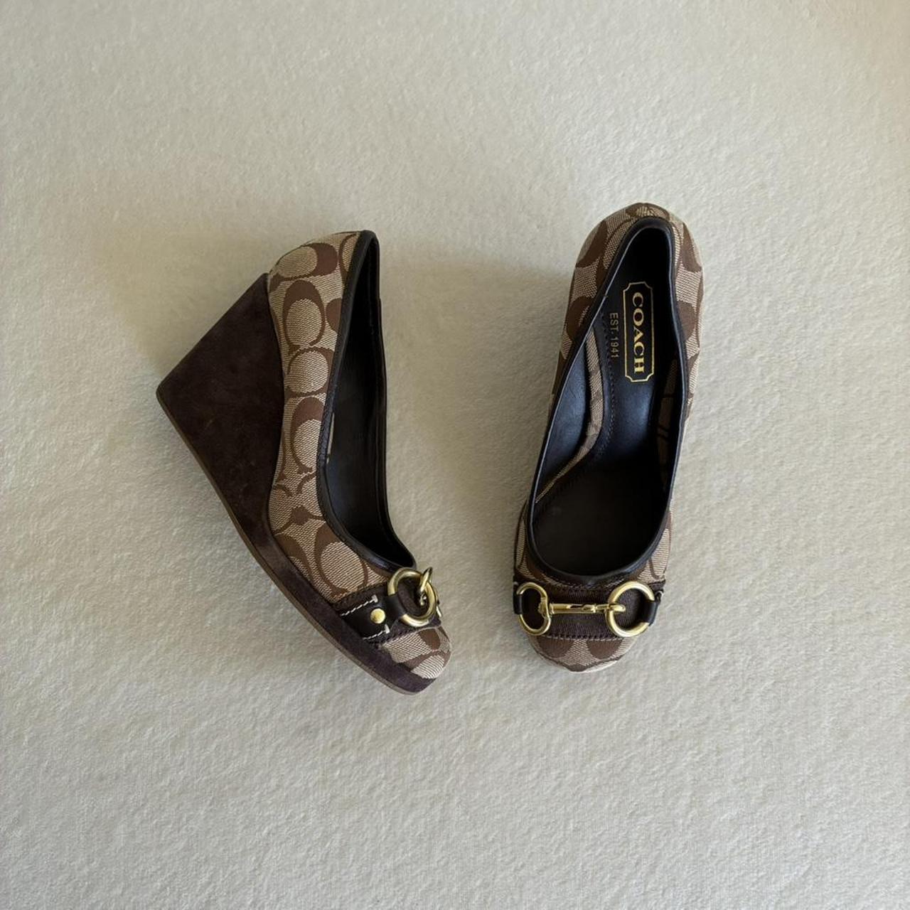 Vintage Monogram Wedges