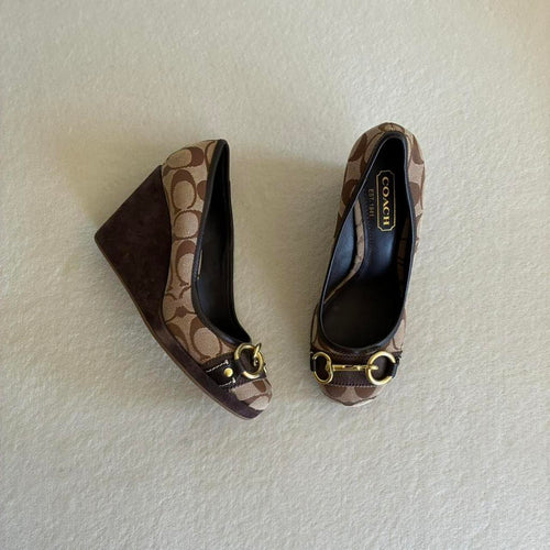 Vintage Monogram Wedges