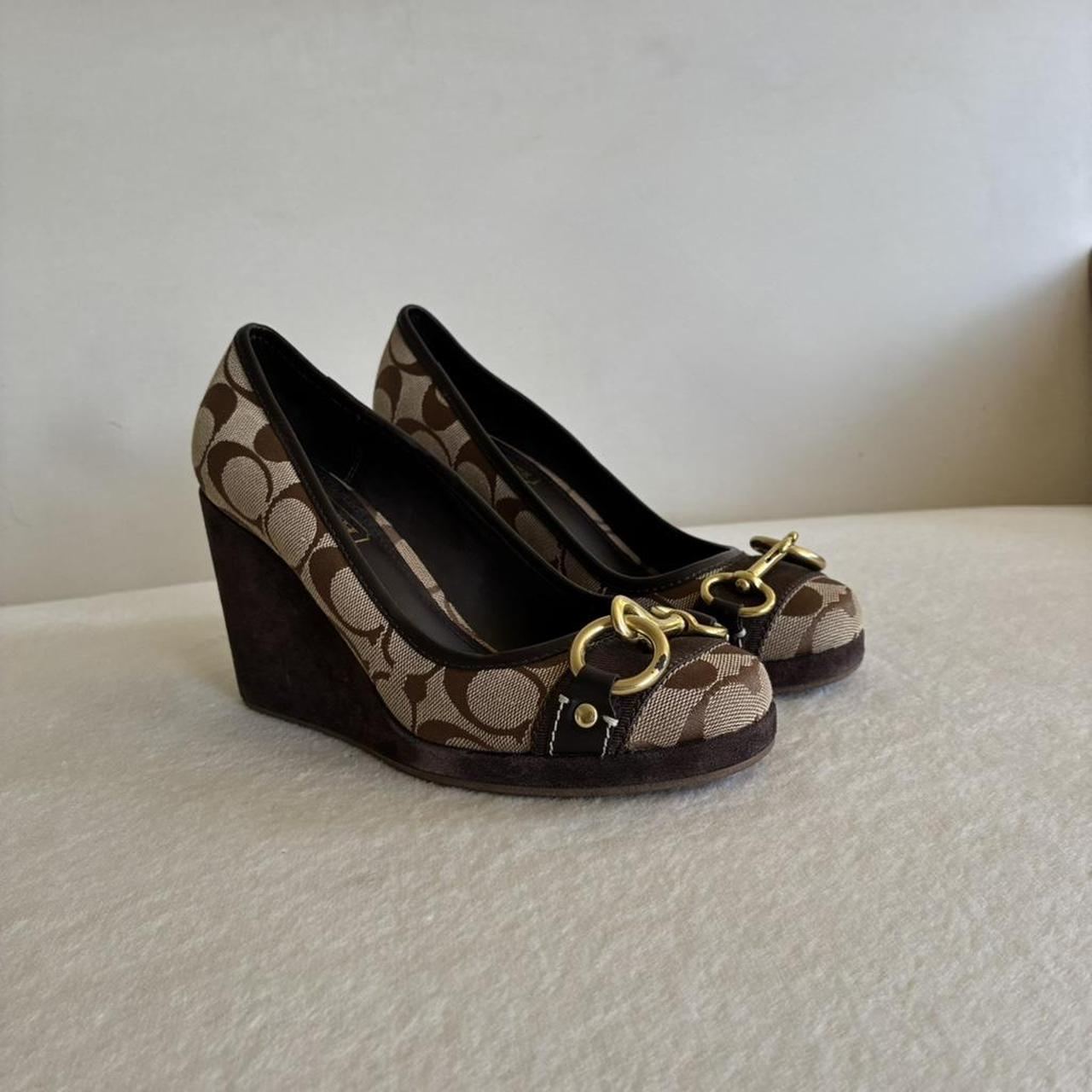 Vintage Monogram Wedges