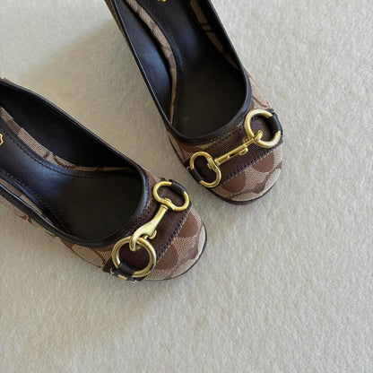 Vintage Monogram Wedges